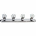 Home Impressions 4-Bulb Chrome Vanity Bath Light Bar IVLBS14CH